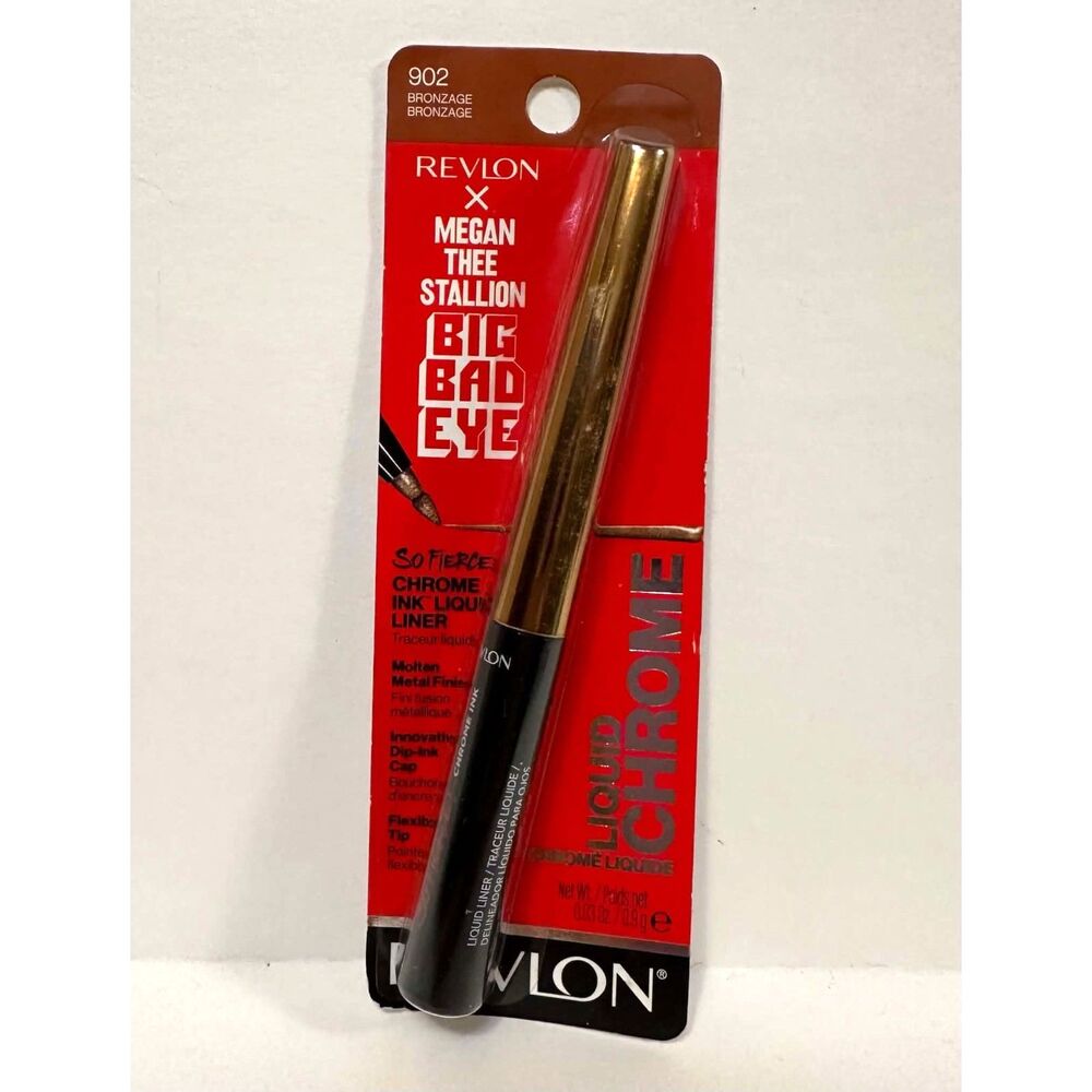 Revlon So Fierce Chrome Ink Liquid Eyeliner 902 Bronzage New In Package